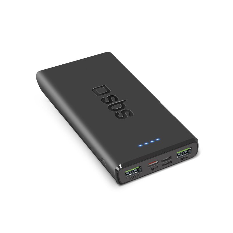  10,000 mAh powerbank with 20W Power Delivery technology (PD)