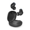 IPX4 Water resistant TWS earphones with touch controls, charging base, voice assistant function with cable and rubber tips included