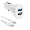  Car kit with charger and USB - Lightning cable